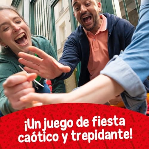 Detalle de Zygomatic Jungle Speed de Asmodee: juego de cartas rápido para 2 a 10 jugadores (7+), en español y portugués