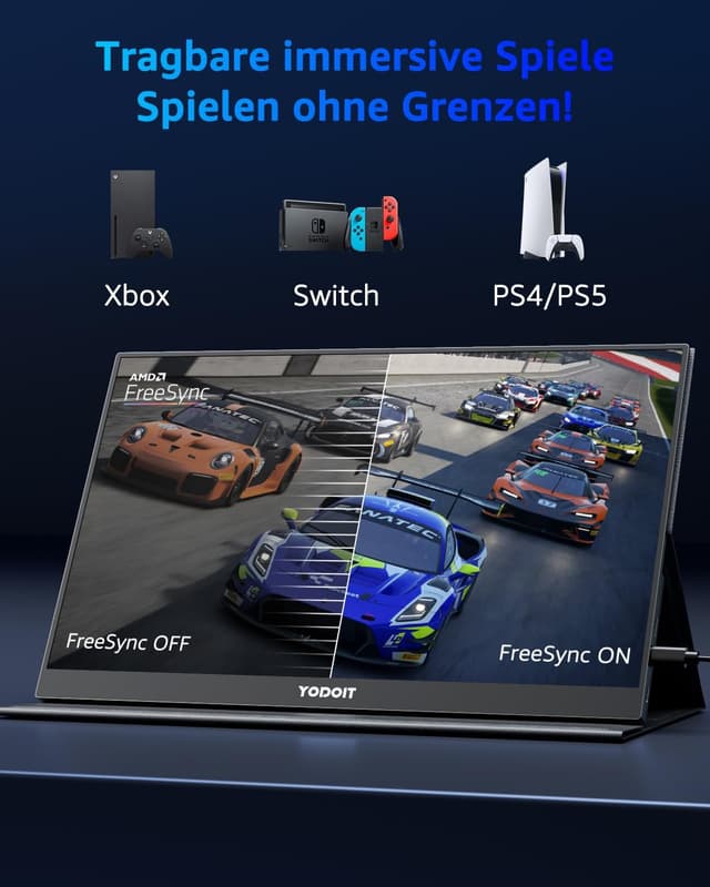 Thumbnail 4 de Yodoit Portable Monitor 16 Zoll 2,5K 120 Hz
