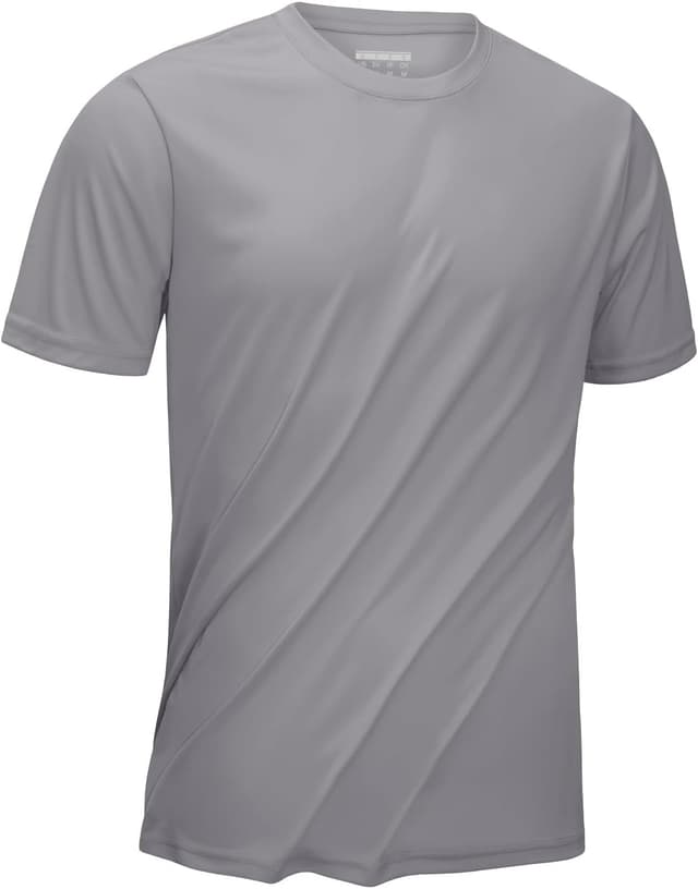Detalle de KEFITEVD UV-Shirt Herren – kurzarm Sportshirt mit schnelltrocknender, atmungsaktiver Funktionsfaser (UPF 50+)