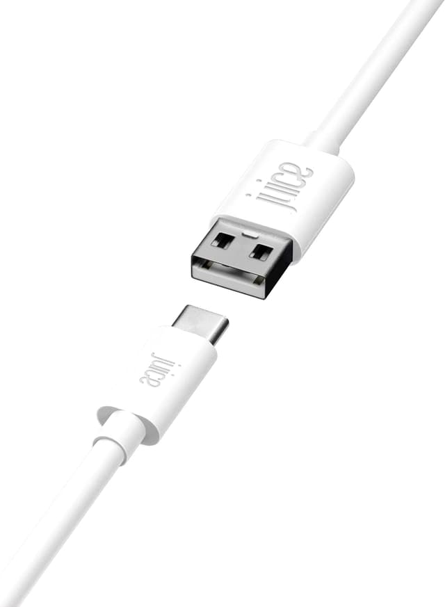 Detalle de Juice USB-C 3m Charger & Sync Cable (White) for Samsung Galaxy S20/S10/S9/S8, Huawei P30/P20, Apple iPad 2020 & more
