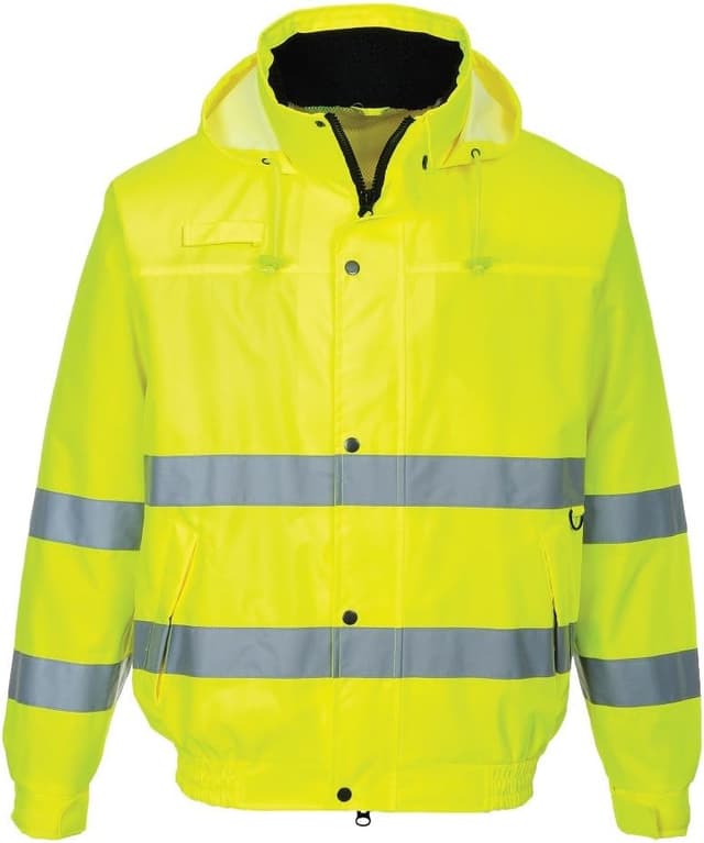 Detalle 2 de Portwest S161YERM Bomber alta visibilità giallo taglia M