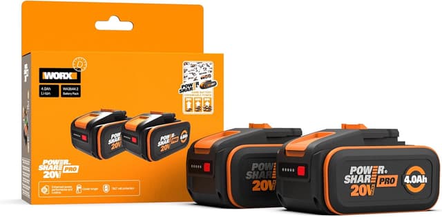 Detalle 2 de WORX WA1014 Akku-Halterung (Wandhalter) für 2 PowerShare-Akkus