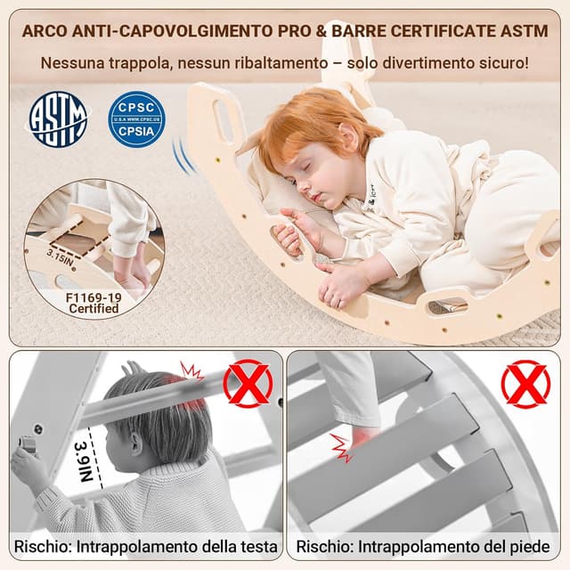 Thumbnail 4 de COSYLAND Set da Arrampicata 8 in 1 per bambini