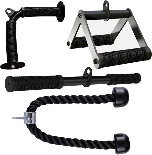 Detalle de Fitarc Kabelmaschinen-Zubehör-Set für Lat Pulldown & Trizepszug