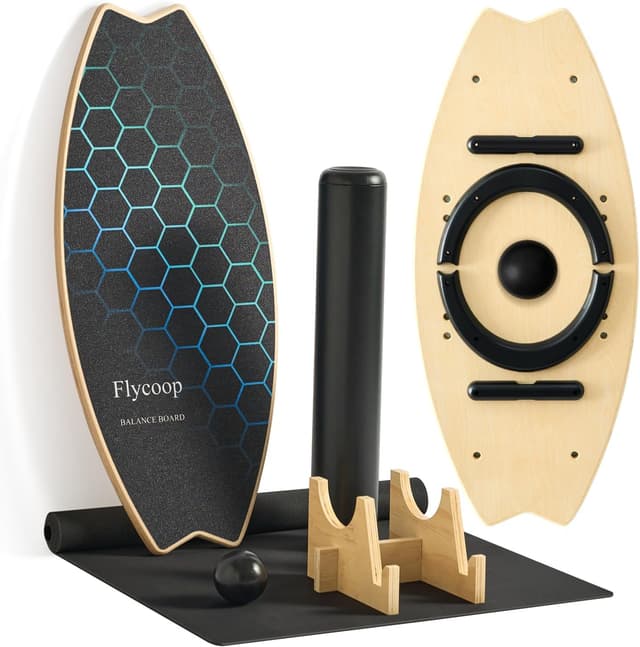 Detalle de Flycoop Balance Board Holz 204 kg 🏄