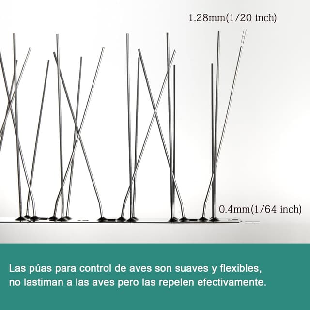 Thumbnail 3 de OFFO Pinchos Antipalomas 2,08 m Inox