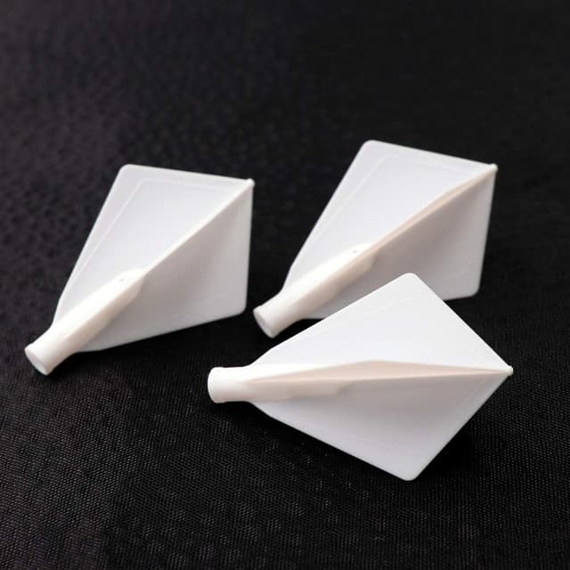 Detalle 2 de CUESOUL TERO AK4 Dart Flights Standard Slim (ensemble de 3) – forme diamant, micro-ligne de renfort