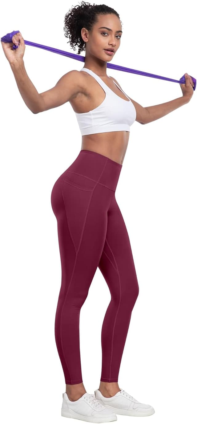Detalle 2 de LZYVOO Women's Pockets High-Waisted Yoga Leggings 6-Pack đ§â