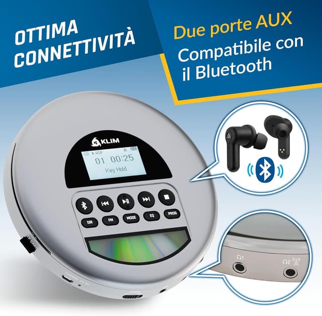 Thumbnail 6 de KLIM Nomad lettore CD portatile 32 GB