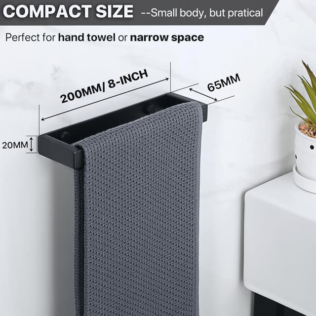 Thumbnail 2 de SAYAYO 20CM porte serviette mural