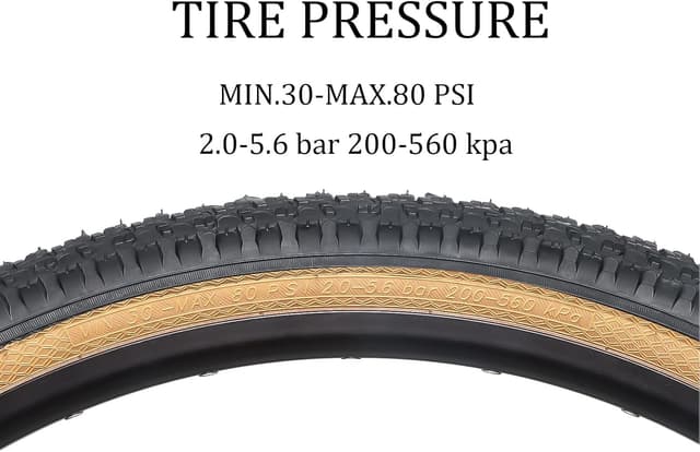 Detalle 2 de Hycline 2-Pack Mountain Bike Tires (26x1.95) with Inner Tubes & Tire Levers