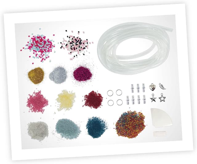 Detalle de BUKI BE105 Be Teens Schmuck mit Pailletten – Bastel-Set für eigene Schmuckstücke
