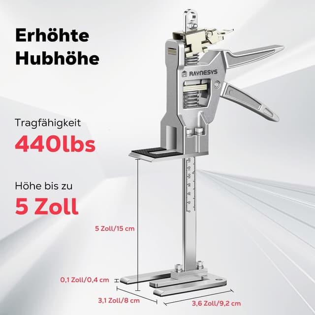 Detalle 1 de Raynesys Arbeitssparender Armheber 12 Zoll