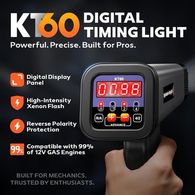 Thumbnail 6 de KZYEE KT60 Digital Timing Light with RPM 12V