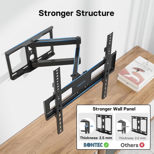Detalle 2 de Supporto TV BONTEC 26-60 pollici a parete