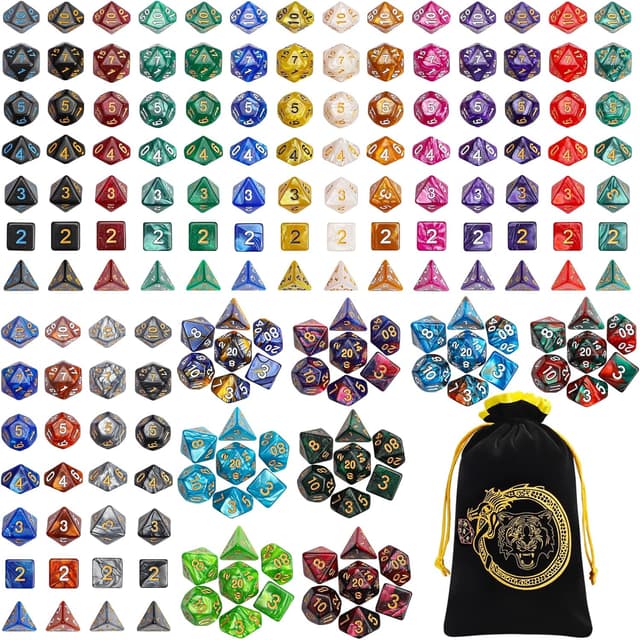 Detalle de CiaraQ DND Dice Sets 182pcs
