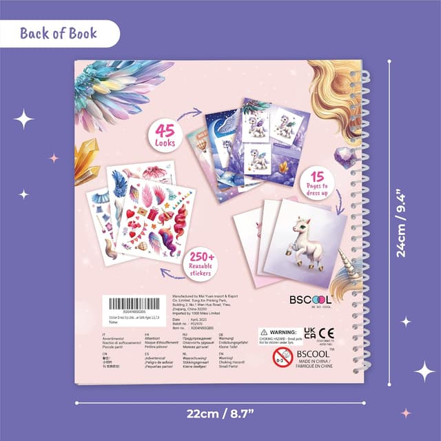 Thumbnail 5 de BSCOOL Sticker Dress Up Unicorn 250+ 🧚♀