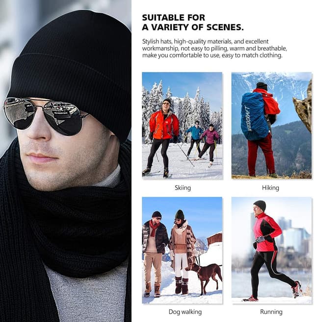 Thumbnail 5 de MOBIUSPHY Cappello Invernale Unisex Nero