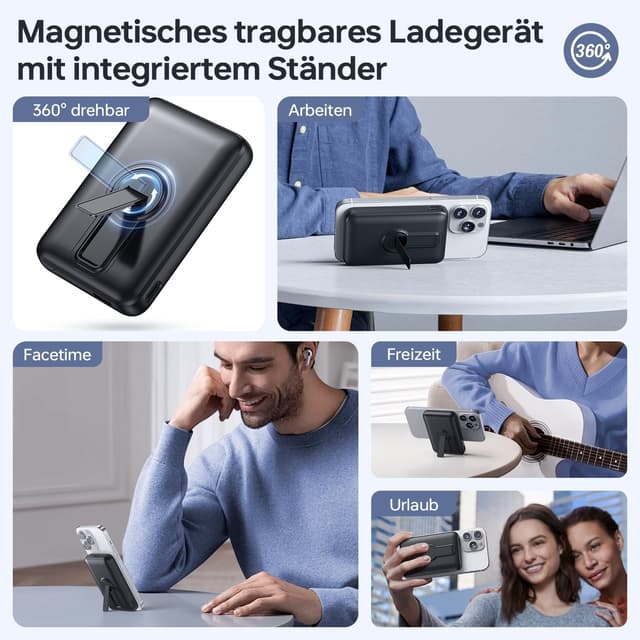 Detalle 2 de MagSafe Powerbank 12000 mAh – kabelloses Ladegerät
