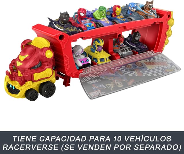 Thumbnail 4 de Hot Wheels HRY02 Camión Hulkbuster 🏎️ Transporte de Coches Marvel