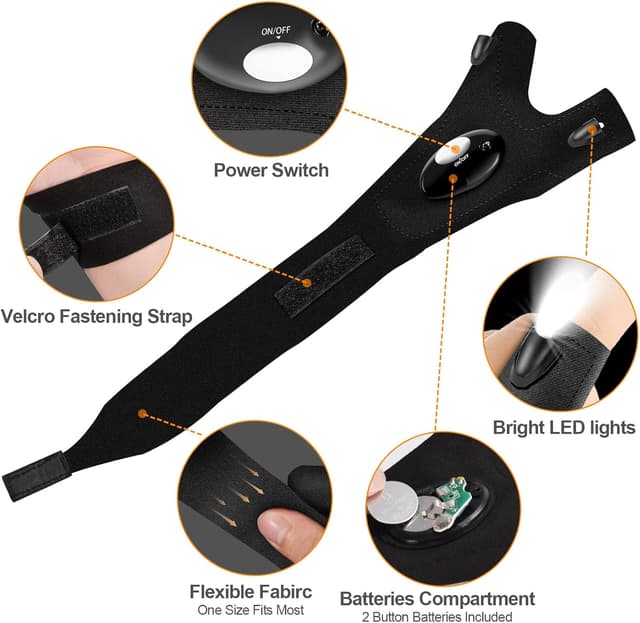 Thumbnail 3 de BIIB Regalo Uomo Guanti con Luce LED