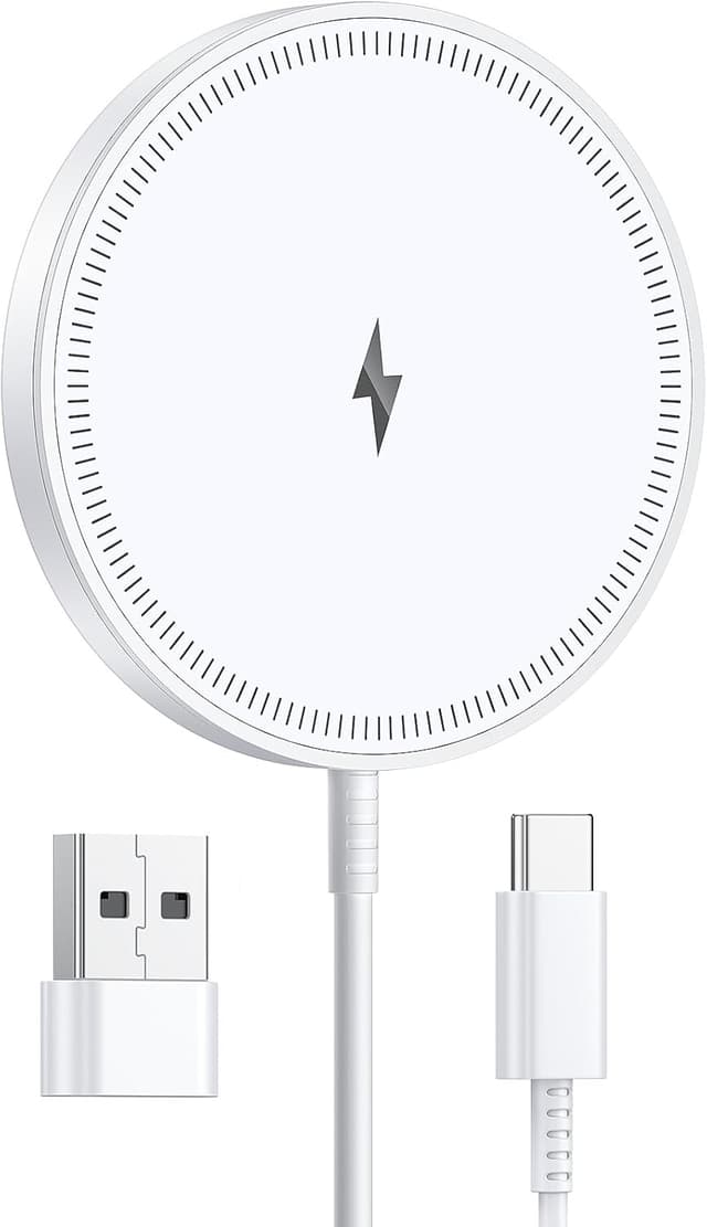 Detalle de Mag-Safe Ladegerät 15W Qi Magnet