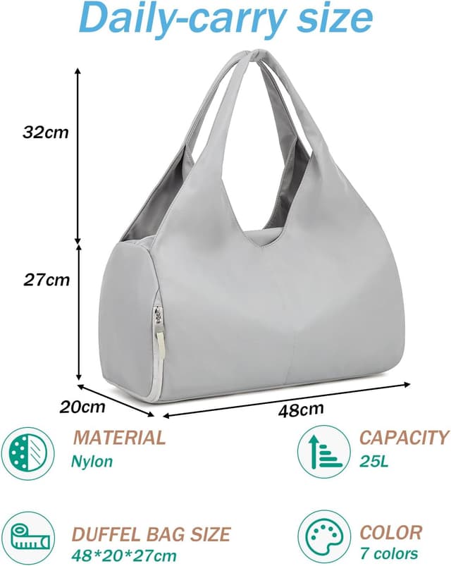 Detalle 2 de BlesMaller Sporttasche Damen 48 x 20 x 27 cm