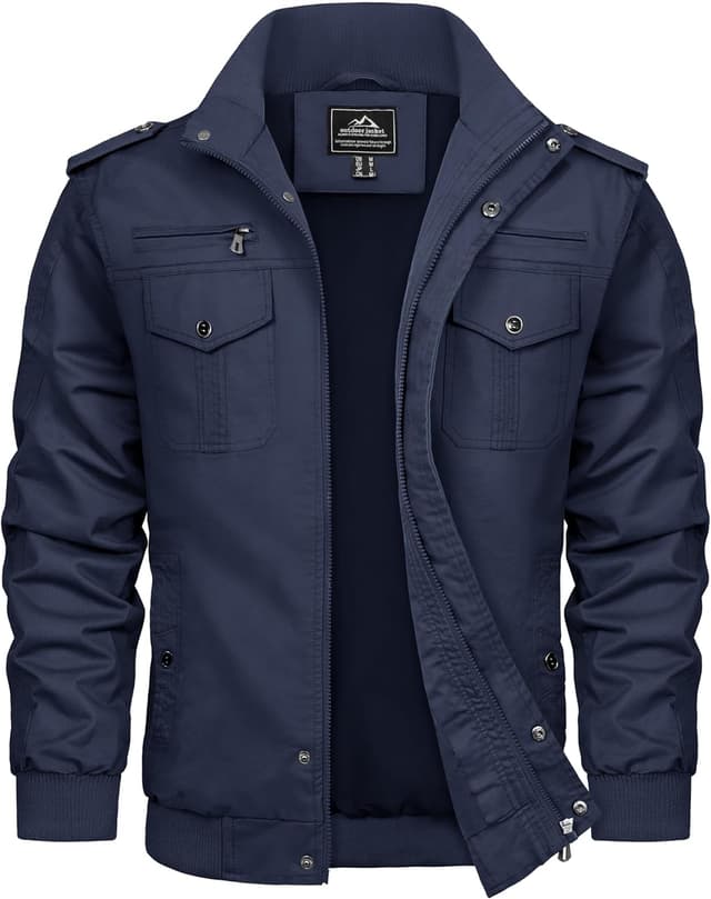 Thumbnail 6 de TACVASEN Übergangsjacke Herren Blouson Baumwolle