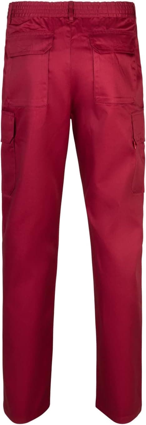 Detalle de VELILLA 345 Pantalón Multibolsillos Granate Talla 34