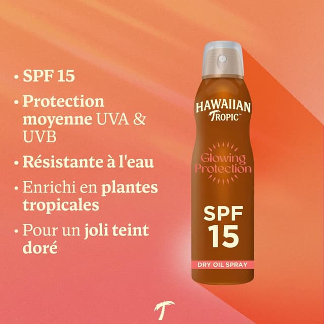 Thumbnail 1 de Hawaiian Tropic Brume huile sèche SPF 15 🌴