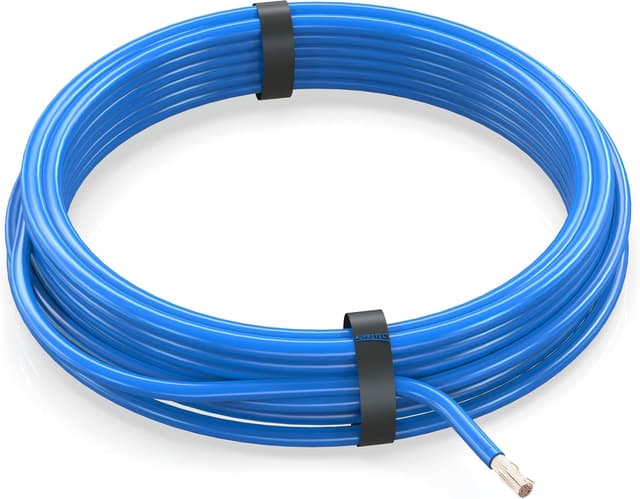 Detalle de AUPROTEC Câble unipolaire FLRY-B 2,5 mm² vert en anneau (5 m)