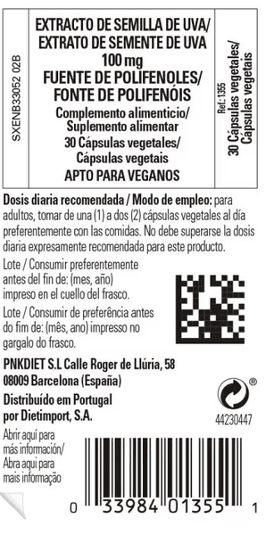 Thumbnail 1 de Solgar Extracto de Semilla de Uva 100 mg 30 comprimidos 💊