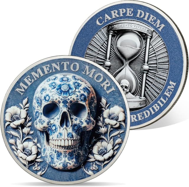 Imagen de Memento Mori Münze Carpe Diem 1,57 Zoll en OfertitasTOP
