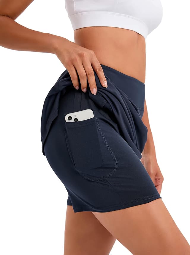 Detalle de Oyamiki Women’s Active Lightweight Athletic Skort for Tennis, Running, Golf