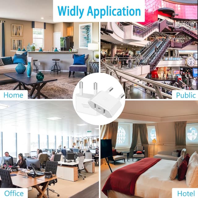 Thumbnail 6 de Tixlux Adaptateur USA vers France 2 pièces 🔌