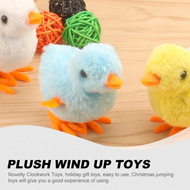Detalle 1 de Huayifa Ostern Aufzieh Küken Spielzeug 4er-Set