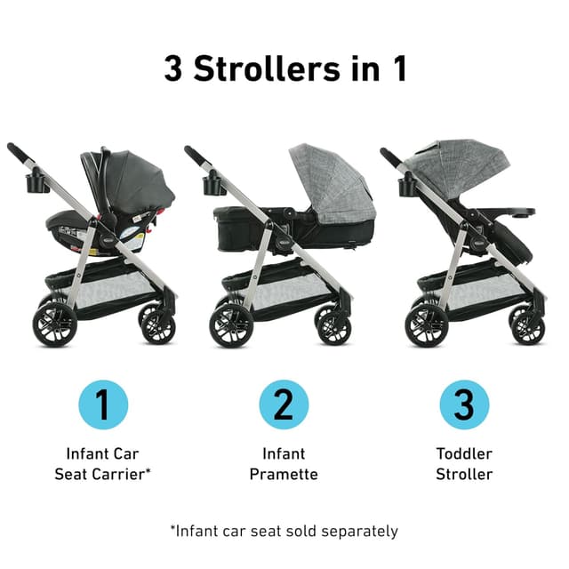 Thumbnail 1 de Graco Modes Pramette Stroller 3-in-1