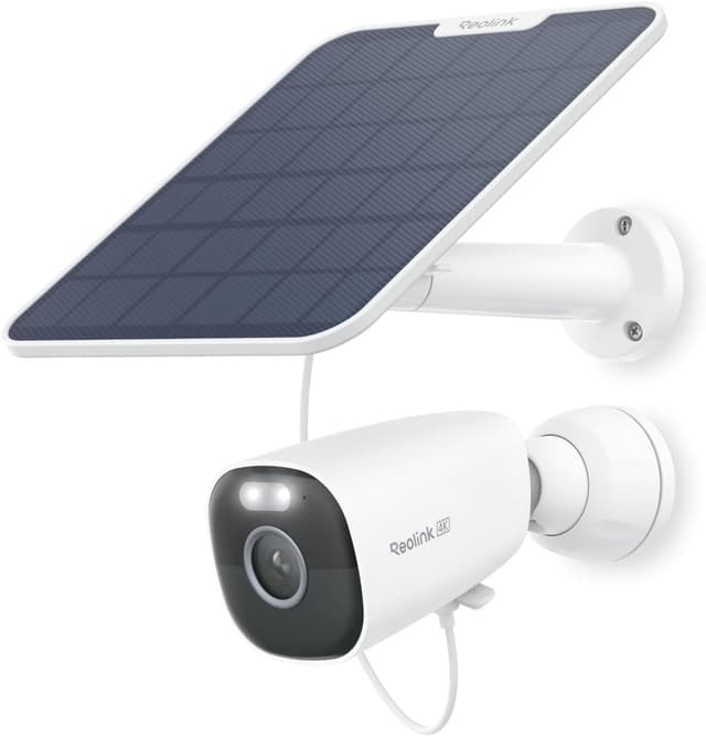 Detalle de Reolink 4K Solar Überwachungskamera Aussen Akku (Argus Eco Ultra+): WLAN 2,4/5 GHz, 8MP Farbnachtsicht