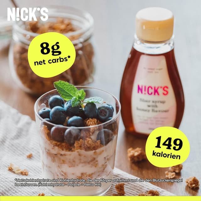 Thumbnail 2 de NICKS Fiber Sirup 300g Ballaststoffsirup 🍯