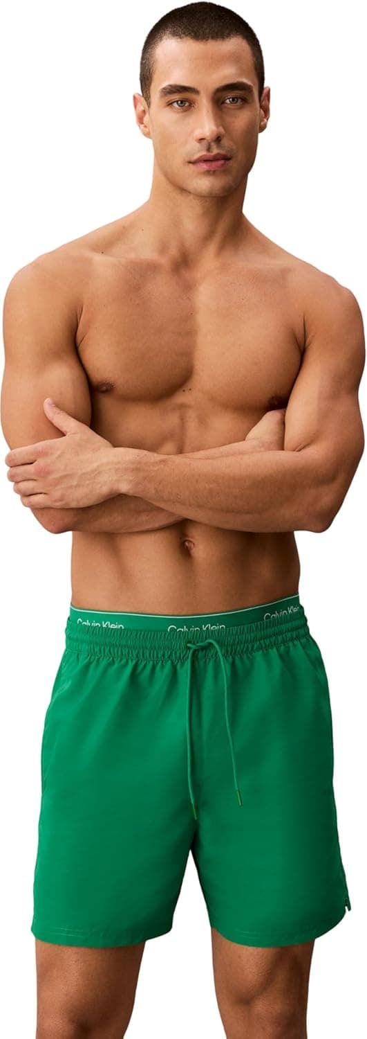 Detalle 2 de Calvin Klein Medium Drawstring Lv00n61023 pantaloni da nuoto da uomo con coulisse