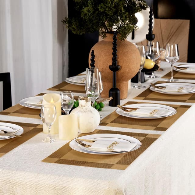 Thumbnail 5 de VANHEON Linen Feel Napkins 50 Pack