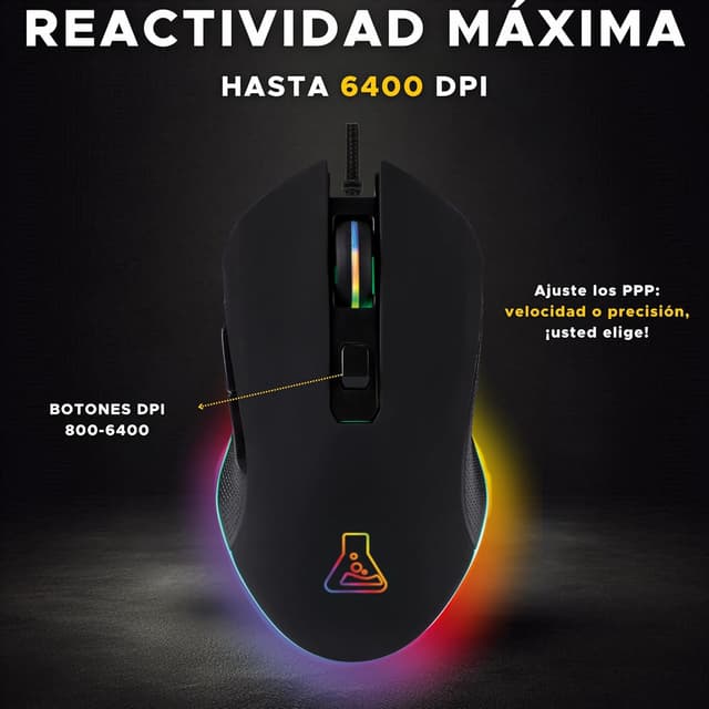 Detalle 2 de The G-Lab Kult Helium ratón 800–3200 dpi