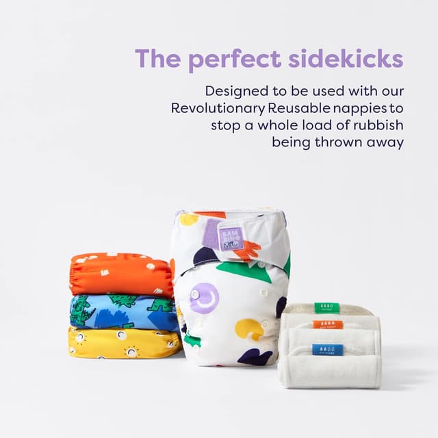 Detalle 2 de Bambino Mio Daily Boost – Inserciones suaves para pañales reutilizables