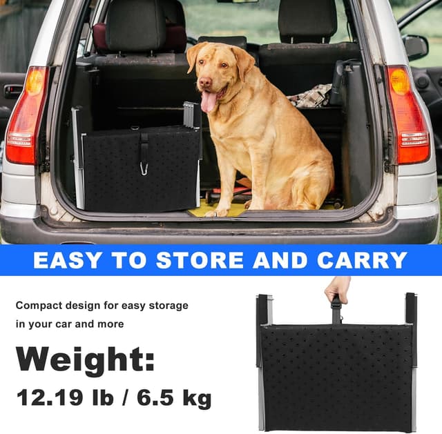 Thumbnail 6 de Niubya Foldable Dog Steps & Pet Stairs (5 Steps) for Cars, SUVs, Trucks