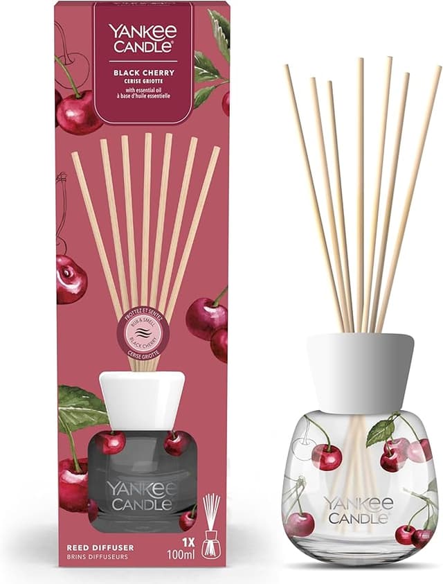 Imagen de Yankee Candle Signature Difusor Cereza Negra 100 ml 🍒 en OfertitasTOP