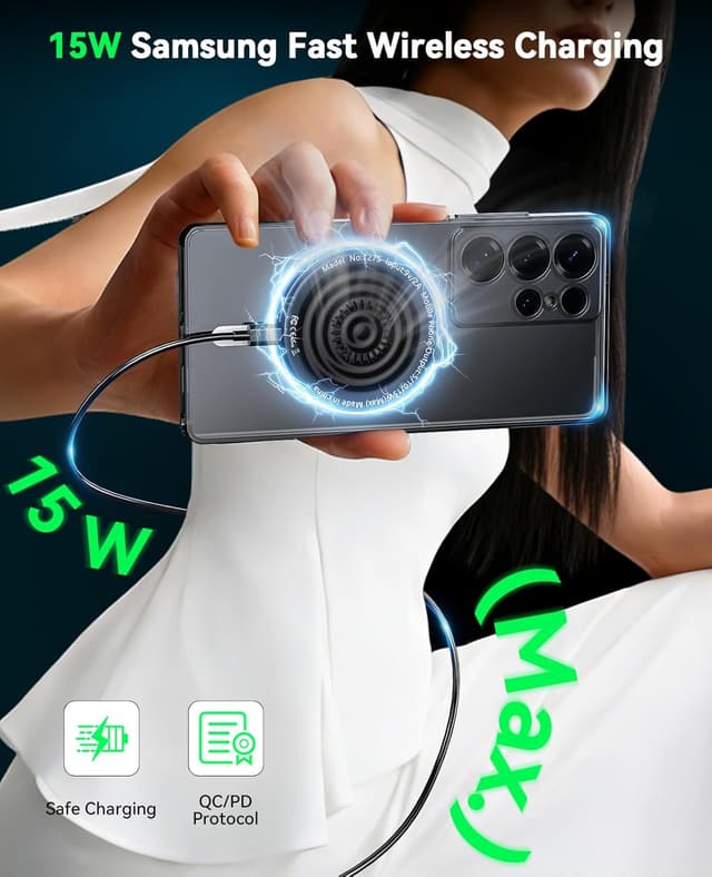 Detalle de Wireless Charger 2Pack 15W Magnetic Pad