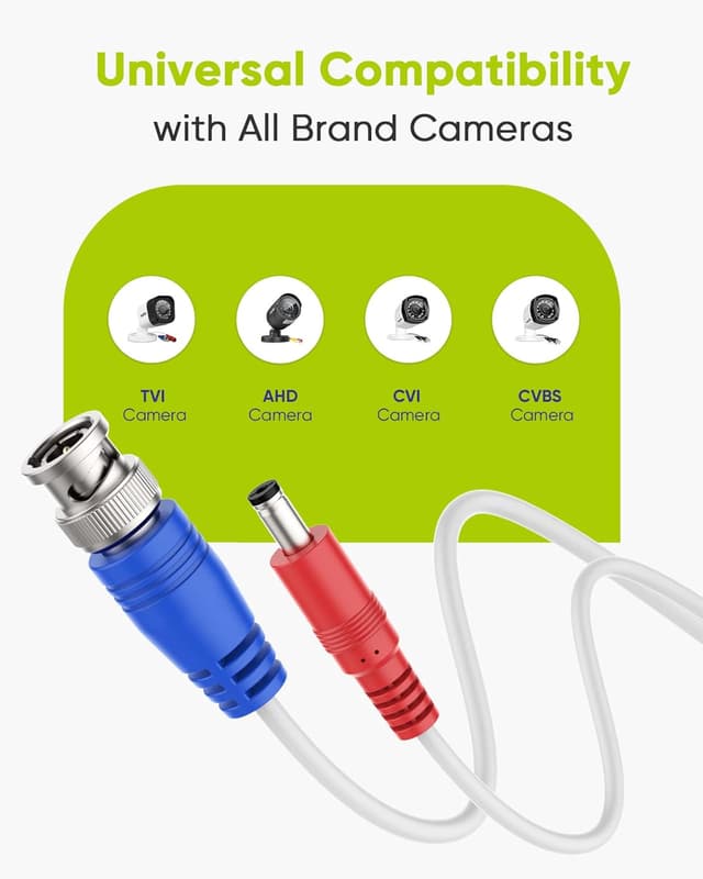 Thumbnail 5 de SANNCE 30M Video Power CCTV Cable