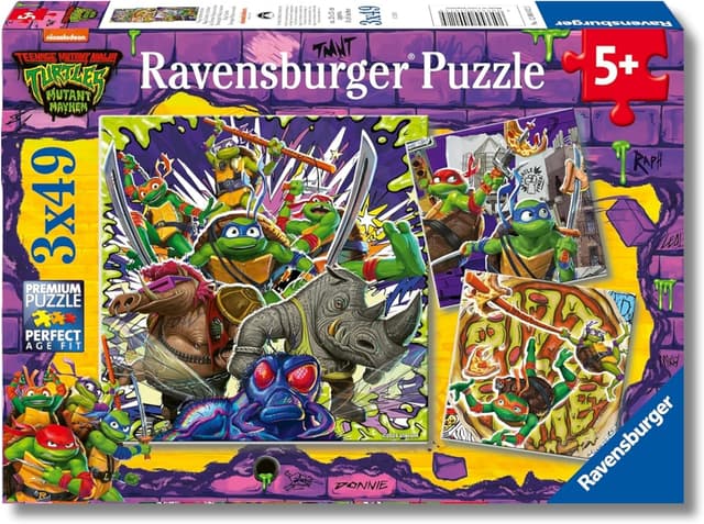 Detalle de Ravensburger Puzzles Tartarughe Ninja 49 pezzi đź§©