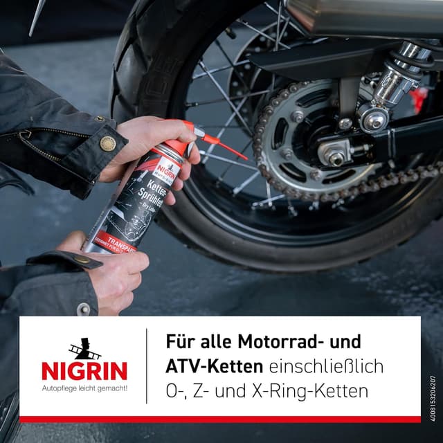 Thumbnail 5 de NIGRIN MOTO-BIKE Dry Lube Ketten-Sprühfett 400 ml