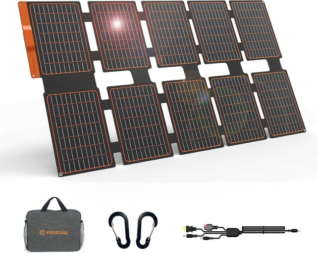Imagen de FlexSolar 100W Portable Solar Panel ☀ en OfertitasTOP